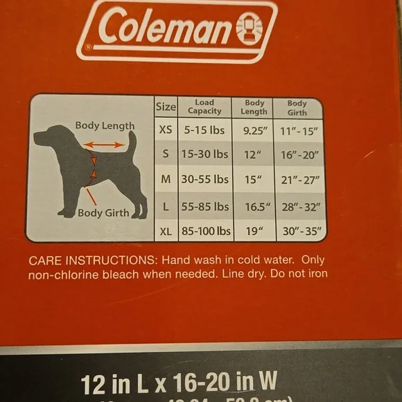Coleman Small Pet Flotation Device - Picture 6 of 6
